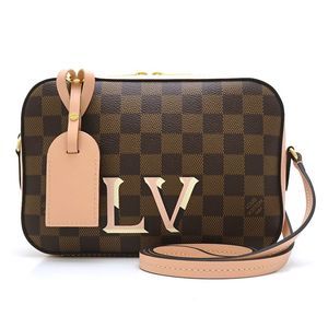 Louis Vuitton Damier Santa Monica Ebene Venus Diagonal Shoulder Bag